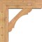 Ekena Millwork Olympic Block Smooth Bracket w/ Offset Brace, Western Red Cedar, 7 1/2"W x 28"D x 28"H BKT0806X28X28OLY05SWR - alternate 4